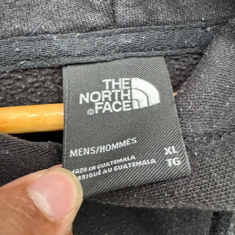 The North Face Half Dome Logo Hoodie Mens XL Black Long Sleeve‎ Fleece Outdoor